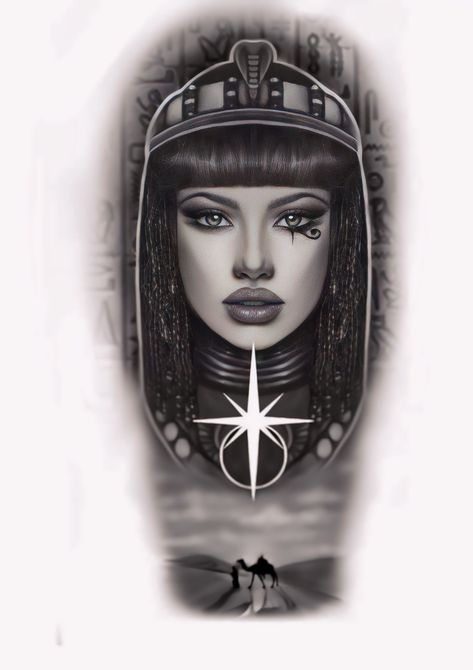 Egyptian Queen Tattoos, Cleopatra Tattoo, Egyptian Tattoos, Cherub Tattoo, Last Kingdom, Egypt Tattoo, Egyptian Tattoo, Viking Culture, The Last Kingdom