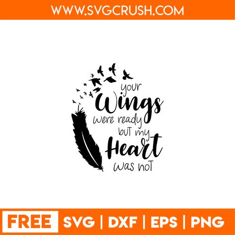 Free Memorial Svg Files For Cricut, Free Memorial Svg, Memorial Svg Files Free, Cricut Pins, Bailey Smith, Cricut Sayings, Cricket Time, Quotes For Shirts, Christian Svg Files