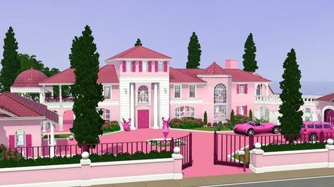 Barbie Dream House Layout, Barbie Room Decor, Dream House Layout, Minecraft House Plans, House Decals, Barbie Dreamhouse, Barbie Drawing, Sims 4 House Plans, Barbie Room