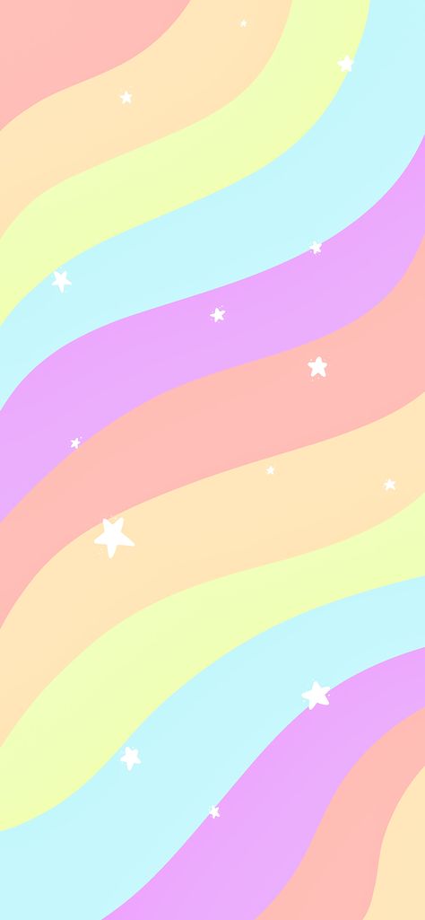 Rainbow Ideas, Rainbow Wallpaper Iphone, Iphone Wallpaper Pattern, Simple Iphone Wallpaper, Rainbow Wallpaper, Aesthetic Desktop Wallpaper, Star Wallpaper, Retro Wallpaper, Cute Patterns Wallpaper