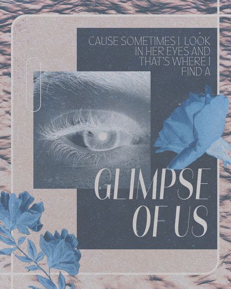 which version do you like best, 1 or 2? Glimpse Of Us, Graphic Design Aesthetic, Song Lyric Posters, Lyric Poster, Song Lyric, Design Aesthetic, 1 Or 2, Graphic Design Inspiration, Poster Prints