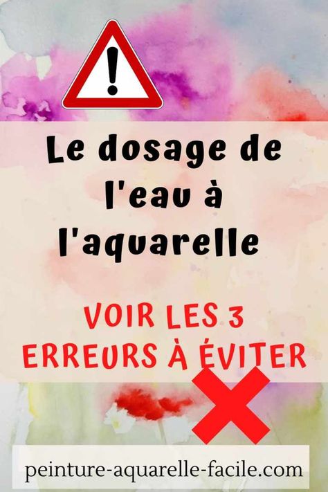 Dosage de l'eau AQUARELLE : les 3 erreurs à éviter Aquarelle Ideas, David Hockney, Sumi E, Easy Paintings, Painting Inspiration, Watercolor Art, Art Journal, Art Projects, Art Inspiration