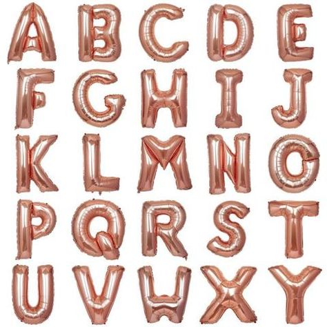 40" Rose Gold Mylar Foil Letter Helium Balloons Divorce Photoshoot, Prom Balloons, Rose Gold Letter Balloons, Ballon Banner, Balloons Number, Balloon Helium, 40 Balloons, Gold Letter Balloons, Cheap Party Decorations