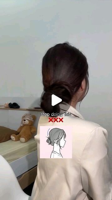 Rizy❤️ on Instagram: "Simple bun hairstyle   #hair #hairaccessories #hairhack #hairstyles #hairtutorial   [Korean hairstyle, office hairstyle, college hairstyles, pretty bun, messy bun, cute bun, hairstyles, hairtutorial, hair , easy hairstyles, fashion, trending hairstyles, braid, hair hack, ootd, trend, korean trend]" Hairstyle Office, Korean Bun Hairstyles, Simple Bun Hairstyle, Korean Hairstyle Long, Easy Messy Hairstyles, How To Bun, Pretty Bun, Korean Bun, Simple Bun