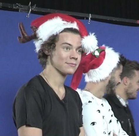 Almost Christmas, Santa Hat, Harry Styles, A Man, On Twitter, Twitter, Christmas