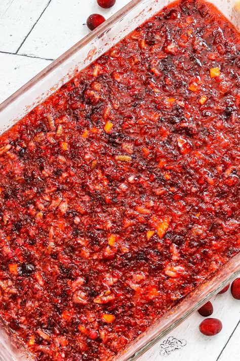 Grandma's Cranberry Salad Cranberry Jello Salad, Cranberry Salad Recipes, Congealed Salad, Cranberry Jello, Cranberry Relish, Cranberry Salad, Thanksgiving Dinner Recipes, Just A Pinch Recipes, Jello Salad