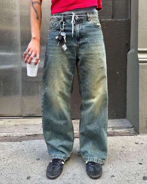 Baggie Jeans Outfit, Baggy Jeans Outfits, Baggy Jeans Outfit, Jeans Outfits, Street Fashion Men Streetwear, Guys Clothing Styles, Mens Outfit Inspiration, Mens Fashion Streetwear, Cool Fits