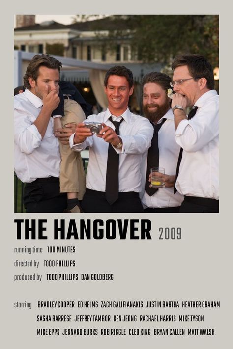 The Hangover Movie Poster The Hangover Movie, Hangover Movie, The Hangover 2009, Bryan Callen, Mike Epps, X Movies, Iconic Movie Posters, The Hangover, Movie Poster Wall