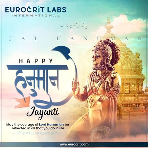 "Let's celebrate the birth of Lord Hanuman, who represents strength, devotion, and loyalty. Wishing everyone a joyous Hanuman Jayanti!" Team Eurocrit #hanumanjayanti, #HanumanJayanti2023, #jaihanuman, #HanumanBhakti Hanuman Jayanti Poster Design, Hanuman Jayanti Creative Poster, Hanuman Jayanti Creative Ads, Hanuman Jayanti Creative, Happy Hanuman Jayanti, Hanuman Jayanti, Media Branding Design, Instagram Branding Design, Social Media Branding Design