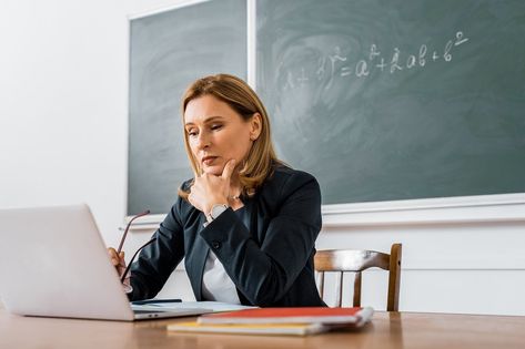 Sitting Desk, Sitting At Desk, Computer Lessons, Alternative Education, Certified Teacher, Female Teacher, Volunteer Opportunities, Charter School, Legal Services