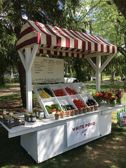 Farmers Market Pop Up, Farmers Market Cart, Fruit Stand Ideas, Farm Stand Ideas Farmers' Market, Farm Store Berry Stand, Farmers Market Tent, Farmers Market Booth Ideas, Roadside Farm Stand On Wheels, Fruit Stand Display Farmers' Market