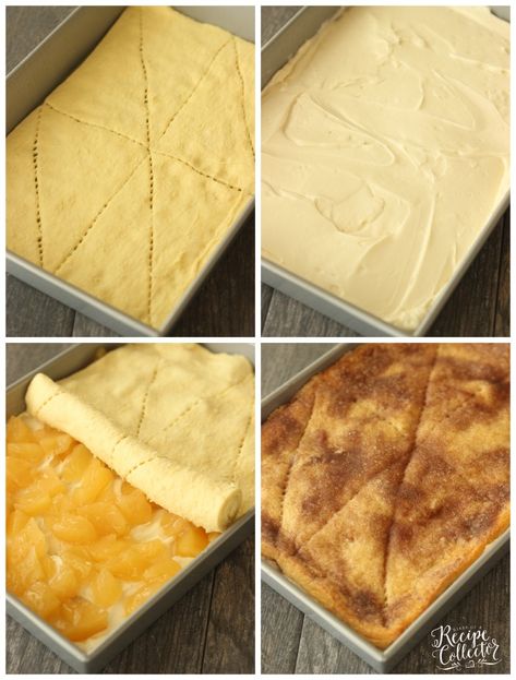 Crescent Apple Cheesecake - Diary of A Recipe Collector Cheesecake With Crescent Roll Crust, Apple Cheesecake Danish Bars 12 Tomatoes, Apple Cheesecake Danish Bars, Apple Crescent Roll Dessert, Crescent Desserts, Apple Crescent, Apple Crescent Rolls, Crescent Roll Recipes Dessert, Sopapilla Recipe