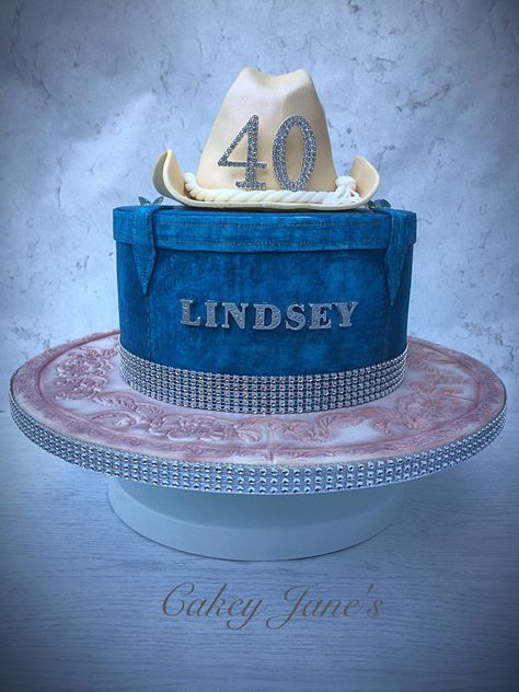 Denim Cake, Diamonds And Denim Party, Edible Diamonds, Denim Party, Denim And Diamonds, Celebration Cake, Painted Denim, Celebration Cakes, Mini Cakes