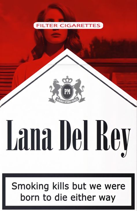 Lana del Rey smoking kills but we were born to die either way. Smoking package filter cigarettes Lana Del Rey Ciggaretes, Lana Del Rey Lipstick Template, Lana Del Ray Ciggaretes Lipstick, Lana Del Ray Ciggaretes, Lana Del Rey Ciggarates Template, Lana Ciggerate, Drawing Ideas Lana Del Rey, Lana Del Rey Ciggarates Box Diy, Lana Del Rey Ciggarates Aesthetic