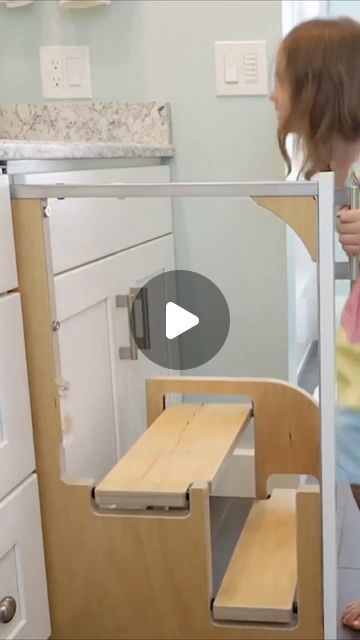 Yanko Design on Instagram: "Say goodbye to odd-looking step stools, and meet the ultimate hack - the Hideaway Step Stool! It makes the brushing routine hassle free for the little ones, or you could even use it in your closet, making space for clothes without compromising on style. - Designer: @hideawaysolutions - Follow us @yankodesign (1.4M+) for product design news, @yankodesignjobs for design jobs @yankodesignselect for buyable designs! - #product #productdesign #industrialdesign #innovation #moderndesign #stool #hideaway #furniture #furnituredesign #furnituremaker #reelsinstagram" Hideaway Step Stool, Hideaway Furniture, Bathroom Storage Hacks, Step Stools, Transforming Furniture, Beach Kitchens, Making Space, Kitchen Cabinet Organization, Home Tools