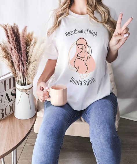 Doula Shirt, Doula, Midwife Gift, Lotus, Add Your Name, Mother Baby Nurse, Midwife Appreciation Shirt, Childbirth Education, Customisable Birth Classes, Birth Support, Doula Shirt, Midwife Birth, Antenatal Classes, Birth Preparation, Midwife Gift, Mother Baby Nurse, Baby Nurse