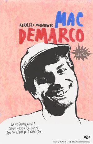 Marc Demarco Poster, Marco Vintage, Mac Demarco, Music Collage, Dorm Posters, Graphic Poster Art, Picture Collage Wall, Band Posters, New Poster