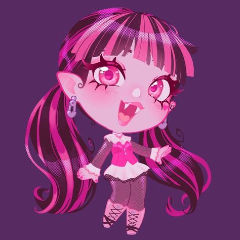 Draculaura Aesthetic, Arte Monster High, Moster High, Anime Monsters, Love Monster, Monster High Art, Paper Doll Template, Monster High Characters, High Art