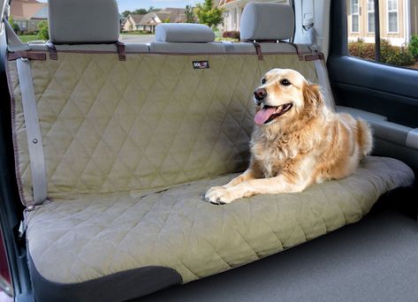 PetSafe Solvit Deluxe Bench Pet Seat Cover Standard 47 in. L x 56 in. W Green Dog Car Seat Cover for Cars Trucks and SUVs *** Click image to review more details.-It is an affiliate link to Amazon. #DogCarriersTravel Backseat Cover, Dog Car Accessories, Jeep Dogs, Dog Kennel Cover, Kennel Cover, Dog Seat Covers, Dog Cover, Bench Seat Covers, Crate Cover