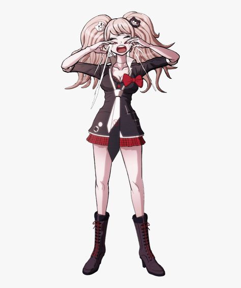 Junko Enoshima Sprites, Danganronpa Sprites, Danganronpa Junko, Body References, Junko Enoshima, Danganronpa 1, Attack On Titan Eren, Trigger Happy Havoc, Trigger Happy