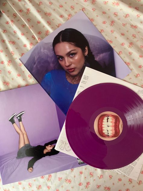 Olivia Rodrigo Vinyl, Licorice Pizza, Physical Media, Purple Vinyl, Olivia + Core + Aesthetic, Vinyl Aesthetic, Personal Investigation, Baby Olivia, Cover Purple