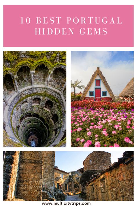 If you would like to explore Portugal off the beaten path and secret spots is on your bucket list, this travel guide to 10 hidden gems in Portugal is for you! From towns and villages to natural parks, here are our top 10 best hidden gems in Portugal + secret spots in Portugal you don't want to miss when visiting this beautiful country. Portugal Off The Beaten Path, City Trips Europe, Europe Bucket List, Road Trip Europe, Best Flights, Natural Park, Hidden Gems, Shore Excursions, Visit Europe