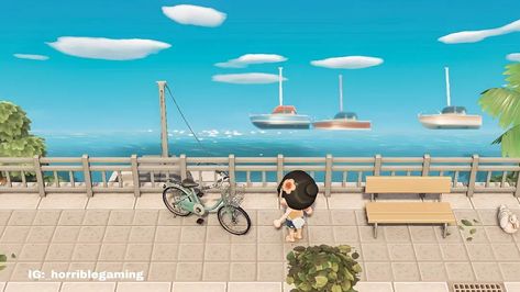 Horrible Gaming, House On Beach Acnh, Acnh Beachside Cafe, Animal Crossing Beach Volleyball Court, Beach Cafe Acnh, Acnh Tourist Telescope Area, Lighthouse Area Animal Crossing, Horrible Gaming Acnh, City Island