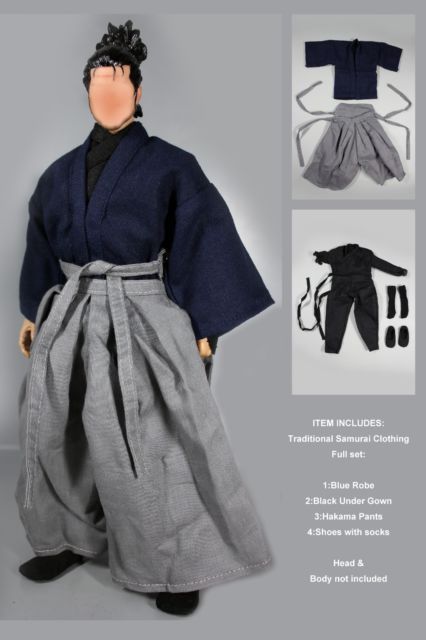 Japanese Clothing Men, Samurai Clothes, Blue Samurai, Traditional Japanese Clothing, Samurai Clothing, Suit Model, Hakama Pants, Japanese Clothing, Roblox Shirt