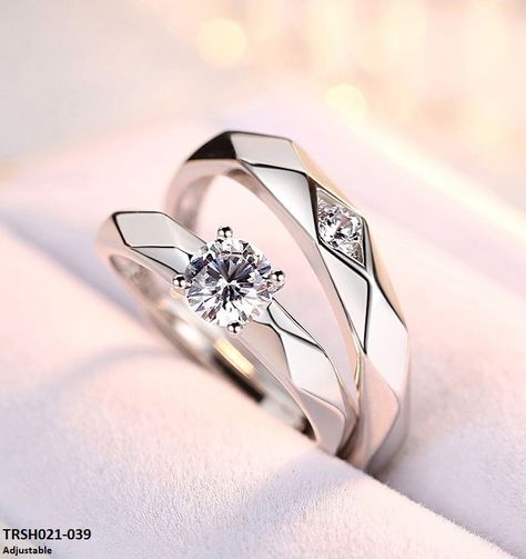 Couple wedding rings unique