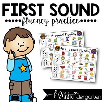 First sound fluency is a way to measure your students' understanding of initial sounds in words. As your students are working on developing this skill, here is a fun way to help them practice finding the first sound of a word quickly. How to play:Your students will roll the dice and say the beginnin... Phonics Ideas, Preschool Phonics, Kindergarten Special Education, Kindergarten Art Lessons, Miss Kindergarten, Fluency Activities, Song Ideas, Social Stories Preschool, Letters And Sounds