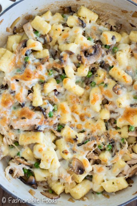 Turkey Gnocchi, Turkey And Mashed Potatoes, Turkey Tetrazzini, Homemade Gnocchi, Delicious Gluten Free Recipes, Gnocchi Recipes, Thanksgiving Leftovers, Leftover Turkey, Edible Food