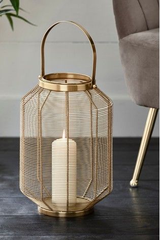 Wire Lighting, Wire Lantern, Floor Lanterns, Autumn Living Room, Novelty Lamps, Buy Candles, Wire Lights, Metal Lanterns, Wall Ceiling Lights