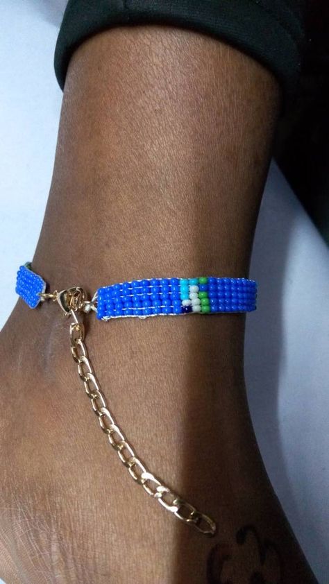 ON SALE African Blue Beaded Anklets, African beaded jewelry, Women anklets, Beaded Ankle chain, Handmade anklets with an adjustable chain #EthnicAnklets #BeadedAnklets #GiftForHer #WomenAnklet #AfricanJewelry #AnkletJewelry #AfricanAnklets #AnkletBracelet #anklets #BodyJewelry Anklets Beaded, African Beaded Jewelry, African Wedding Jewelry, Handmade Anklets, Beaded Ankle, Beaded Anklet, Anklets Boho, Women Anklets, Ethnic Necklaces