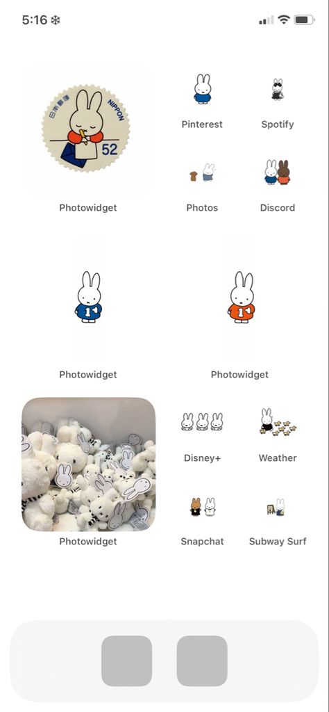 None of these photos belong to me! Miffy Homescreen Layout, Miffy Layout, Miffy Iphone Layout, Pochacco Iphone Layout, Miffy Phone Layout, Miffy Ios Homescreen, Miffy Homescreen, Beabadoobee Homescreen Layout, Miffy Ios