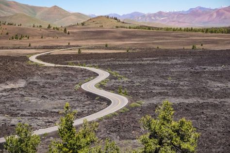 Idaho Travel, Craters Of The Moon, Scenic Roads, One Day Trip, American Road Trip, Scenic Byway, Scenic Drive, Incredible Places, National Monuments