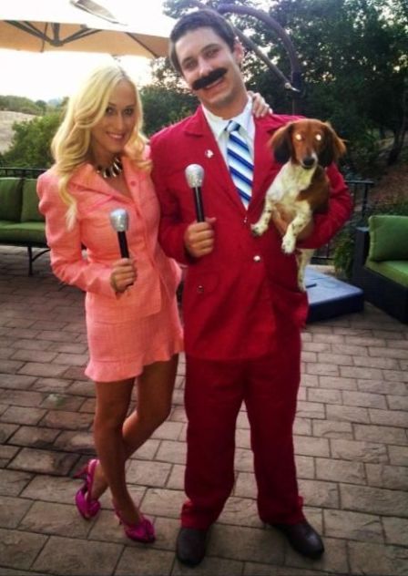 These easy costumes are great for DIY-lovers! Halloween Costumes You Can Make, Easy College Halloween Costumes, Funny Couple Costumes, Funny Couple Halloween Costumes, Diy Couples Costumes, Couple Costumes, Funny Couple, Diy Halloween Costumes Easy, Anchorman