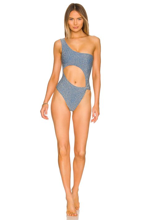 Baobab Nikka One Piece in Glossy Blue | REVOLVE Baithing Suits, Tropical Trees, Plants Tropical, Coral Reefs, Design Statement, Caribbean Sea, European Summer, Fashion Help, Sport Wear