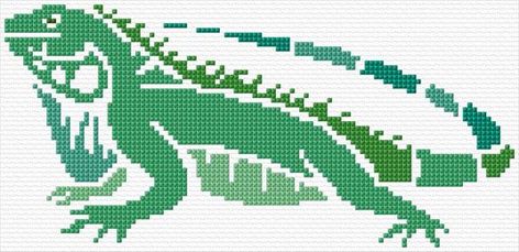 Iguana|37|5031|x-stitch|10 Free Patterns Online Iguana Cross Stitch Pattern, Cross Stitch Calculator, Fuse Bead Patterns, Cross Stitch Baby, Pixel Art Pattern, Cross Stitch Animals, Bead Stitching, Perler Patterns, Perler Bead Art