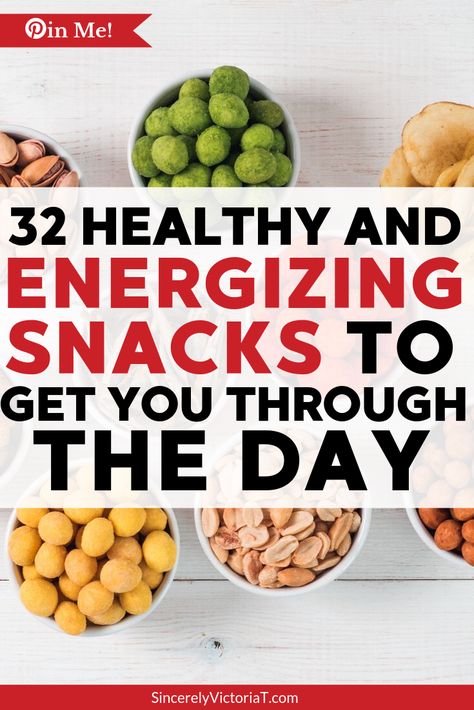 Try these healthy and energizing snacks to keep you going throughout the day! | @VictoriaTiffny #mood #mentalhealth #mentalwellness #healthyfood SincerelyVictoriaT.com Lifestyle, Motherhood, and Wellness Blog Healthy Foods For Energy, Healthy Snacks For Energy, Healthy Mid Morning Snacks, Energizing Lunch Ideas, Energizing Snacks On The Go, Mid Morning Snack Healthy, Energizing Meals, Snacks For Energy, Energizing Foods