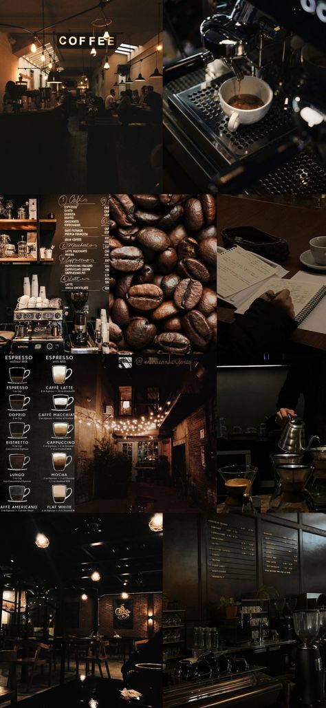 Coffee shop Coffee House Aesthetic Wallpaper, Dark Coffee Aesthetic Wallpaper, Bar Wallpaper Aesthetic, Aesthetic Coffee Shop Wallpaper, Coffee Collage Wallpaper, Iphone Coffee Wallpaper, Cute Coffee Wallpaper Iphone, Aesthetic Coffee Wallpaper Iphone, Dark Coffee Wallpaper