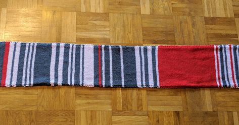 Commuter Knits a ‘Rail Delay Scarf.’ It Fetches $8,650 on eBay. - The New York Times Temperature Scarf, Temperature Blanket, Commuter Train, Branded Notebooks, Scarf Knit, German Women, Commute To Work, Train Rides, Art Movement