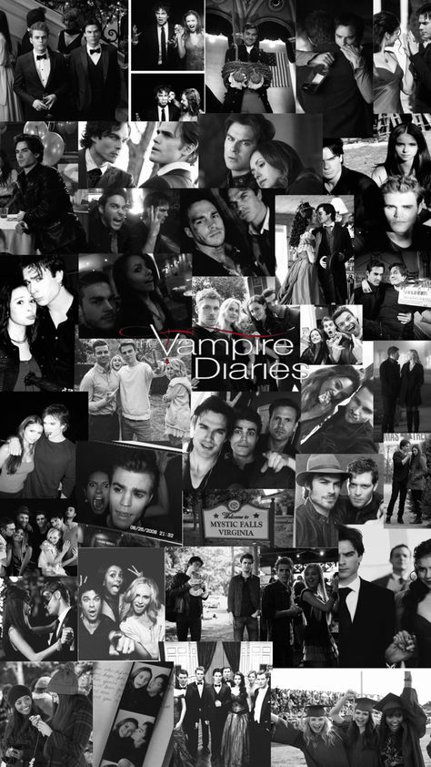 Wallpaper Backgrounds Vampire Diaries, Tvdu Wallpaper Iphone, Vampire Diaries Collage, The Vampire Diaries Wallpaper, Tvdu Wallpapers, Tvd Delena, Damon And Stefan Salvatore, Vampire Diaries Outfits, The Vampire Diaries Characters