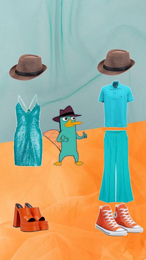 Perry The Platypus Costume, Platypus Costume, Perry The Platypus, Bff Halloween Costumes, Costume Inspo, Platypus, Halloween Costumes, Halloween