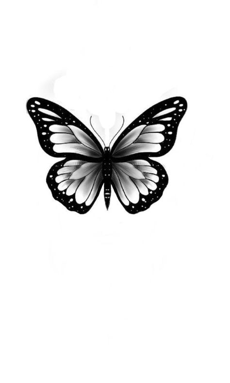 Style Small Butterfly Tattoo For Men, Monarch Butterfly Tattoo Men, All Black Butterfly Tattoo, Man Butterfly Tattoo, Butterfly Tattoo Designs Men, Male Butterfly Tattoo, Black Butterfly Tattoos, Butterfly Tattoo For Men, Butterfly Tattoo Black And White