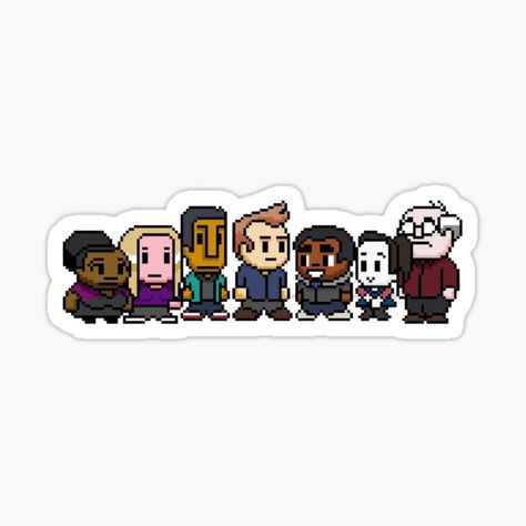 Community Stickers | Redbubble Group Of Warriors, Tattoo Tv Shows, Dark Pit, Tee Sticker, Community Tv Show, Community Tv, Community Show, Community Series, Childish Gambino