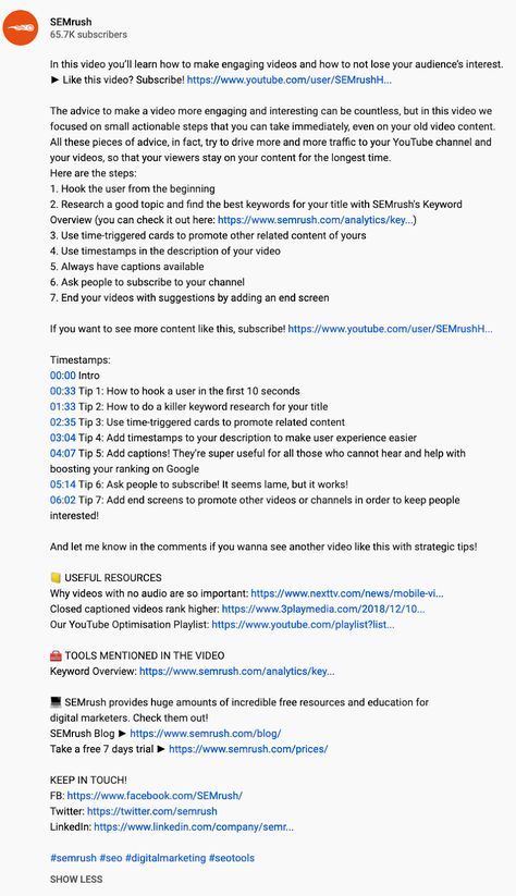 How To Write Best YouTube Video Descriptions: 19 Proven Tips - YouTube SEO Youtube Intro Saying Ideas, You Tube Description Ideas, Content Writing Videos, Yt Channel Description Ideas, Youtube Description Box Ideas, Youtube Channel Description Sample, Youtube Video Description Ideas, Youtube Video Prompts, How To Write A Youtube Script