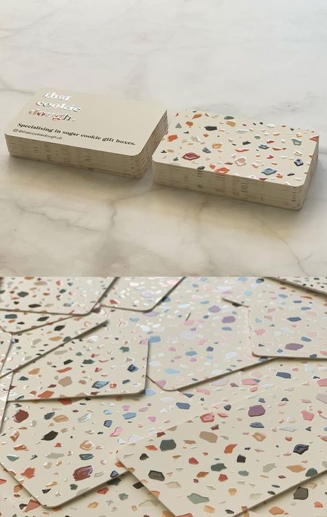 Cookie Dough Business, Cookie Dough Gift, Cookie Gift Boxes, Graphic Design Business Card, Name Card Design, Business Card Design Inspiration, Business Card Design Creative, Business Card Inspiration, 카드 디자인