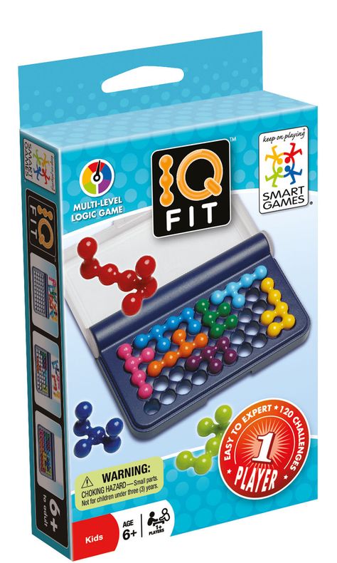 SmartGames IQ Fit Game Iq Games, Thinking Games, Lego Hogwarts, Smart Toys, Logic Games, Brain Teaser Puzzles, Lego Toys, Brain Games, Travel Games