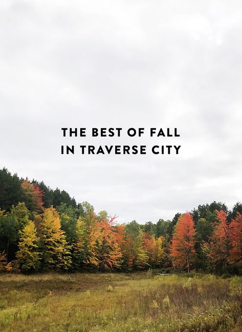 What to Do Around Traverse City in the Fall | Fresh Exchange Traverse City Michigan Fall, List Of Things I Love, Bay Harbor Michigan, Michigan Fall, Fall Scenes, Glen Lake, Suttons Bay, Traverse City Michigan, Harbor Springs