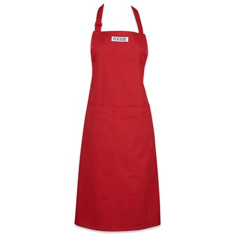 Amazon.com: DII Cotton Adjustable Gourmet Chef Bib Apron with Pocket and Extra Long Ties, 36 xd 26.5", Men & Women Kitchen Apron for Cooking, Baking, Crafting, Gardening, BBQ-Tomato Red: Home & Kitchen Baked Mushrooms, Gourmet Chef, Bib Apron, Chef Apron, Apron Pockets, Kitchen Aprons, Aprons For Sale, Walmart Shopping, Dish Towels